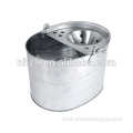 Hot sale mop bucket durable mop wringer bucket metal galvanized mop bucket with wringer